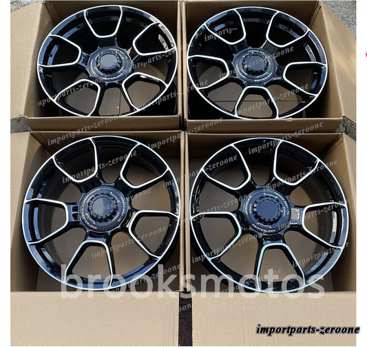 1点限り 20インチ スタッガー付きニュースタイルホイール 2013+ ポルシェ ケイマン 981 　-BRN-12089　鍛造　★