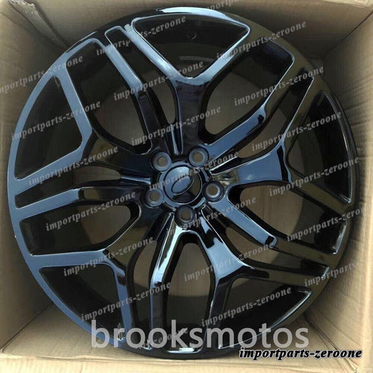 1点限り 20インチ ブラック STYLE ホイールセット レンジローバー EVOQUE LR2 20×8J　5X108 　鍛造　-BRN-16801★