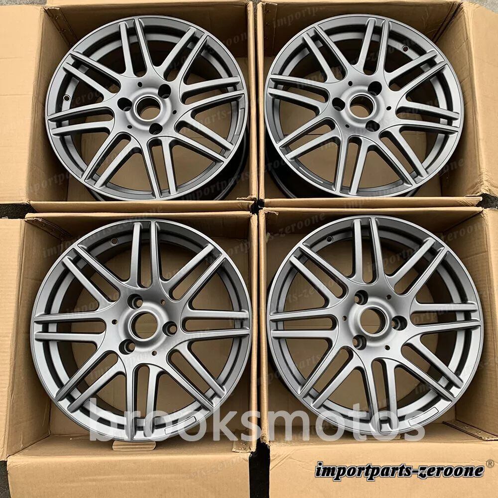 16インチ 17インチBスタイル グレー ホイール  スマートフォートゥー 3x112 4 本セット LI-1698