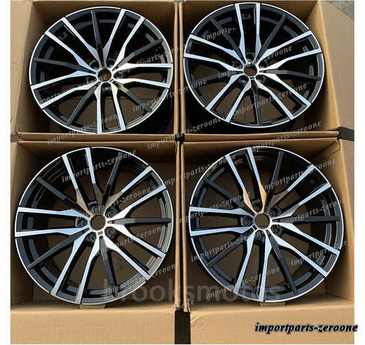 22インチニュースタイルホイール 2019+　 BMW X5 2020+ X6 5x112 742　 22x9.5 22x10.5　-BRN-11867