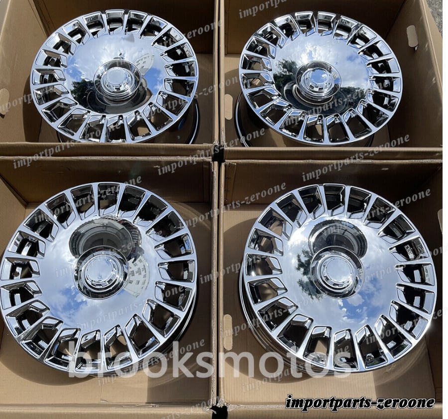 1点限り 19インチ NEW クローム S680 スタイル　ホイール メルセデス・ベンツ W222 C217 Sクラス ４本セット　鍛造　-BRN-11389★
