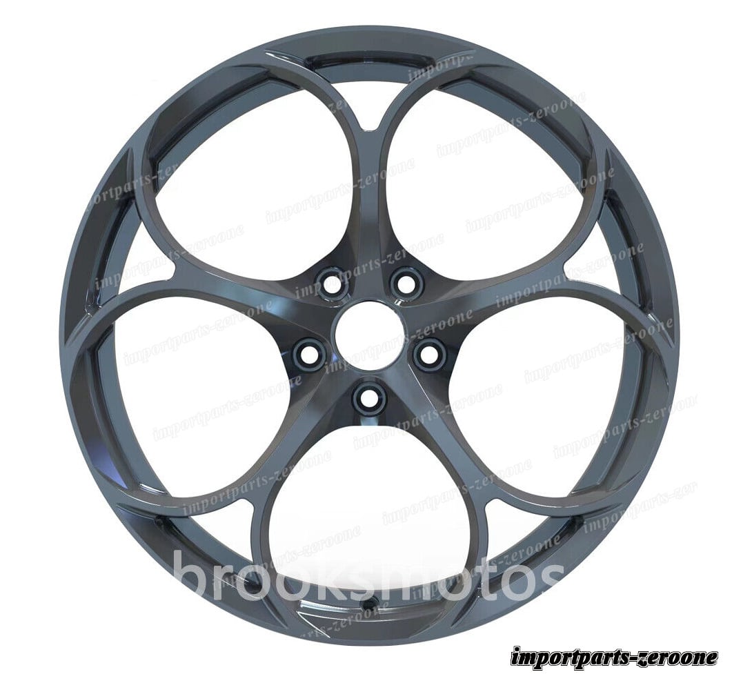 アルファロメオ　ブレラ 　19インチ　ダークアントラサイトホイール 　19x8.5　-BRN-11915