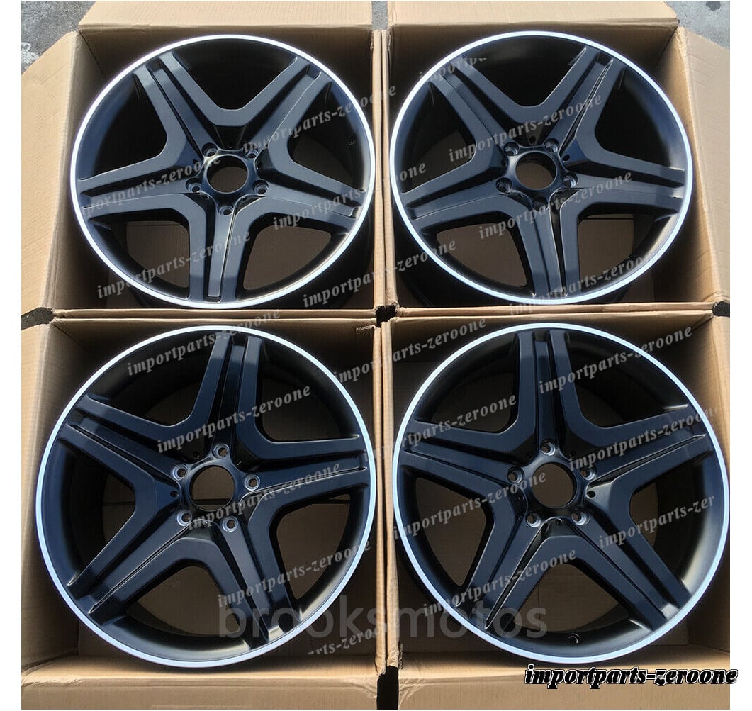 メルセデスベンツ W166 x166 GLS GL ML GLE 20x10  20 インチ 5 スポークホイール　-BRN-11972