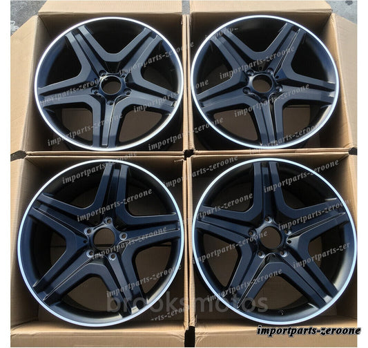 メルセデスベンツ W166 x166 GLS GL ML GLE 20x10  20 インチ 5 スポークホイール　-BRN-11972