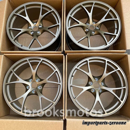 アルファロメオ ジュリア QV 19インチ スタッガー フォージド ブロンズ ホイール  19x8.5 19x10 LI-1678
