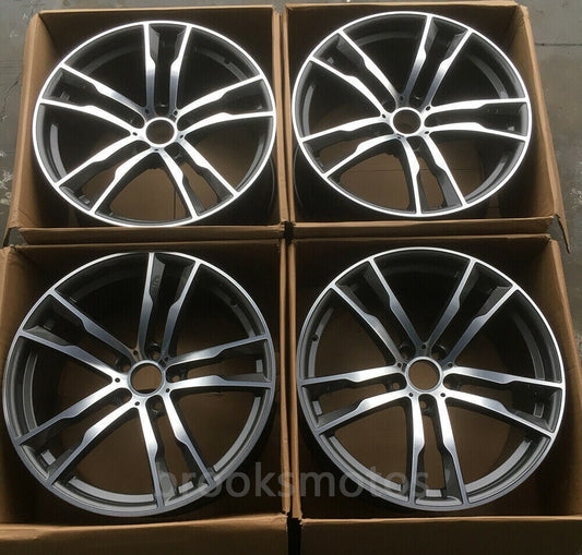 1点限り 21インチ TWIN 5 スポーク ブラック STYLE ホイールセット BMW X5 E70 F15 X6 E71 F16 611 　-BRN-1209★