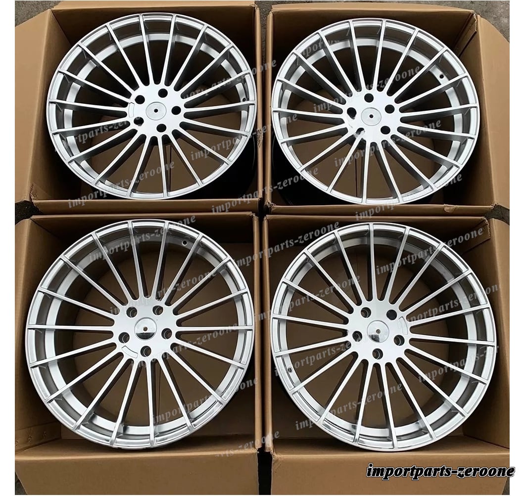 1点限り 21インチ シルバー フル HM スタイル ホイール 2016+ BMW 5 シリーズ 530 G30 G31 5x112　-BRN-12754★