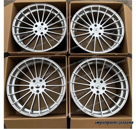 1点限り 21インチ シルバー フル HM スタイル ホイール 2016+ BMW 5 シリーズ 530 G30 G31 5x112　-BRN-12754★