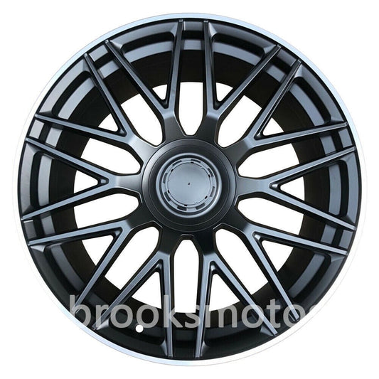 1点限り 20インチ NEW　マルチ スポーク ブラック ホイールセット メルセデスベンツ W166 W167 X166 GLS 　-BRN-1146　鍛造　★
