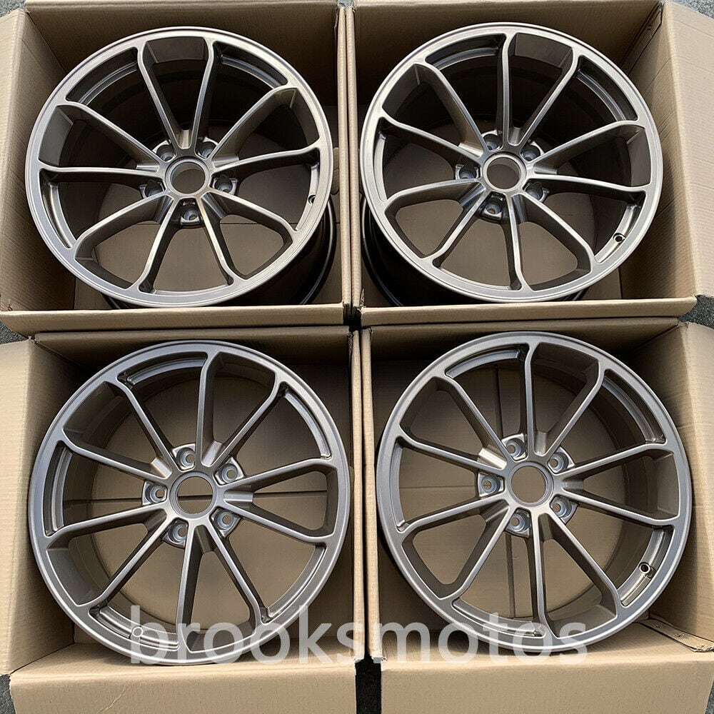 1点限り 20インチ BRONZE STYLE GED ホイールセット ポルシェ 911 GT3 20X8.5/11 　-BRN-1081　鍛造　★