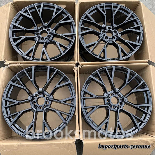 21インチ フォージド ブラック アグレッシブ スタイル ホイール  2019+ BMW X3M X4M F97 F98 809 適合 LI-1636