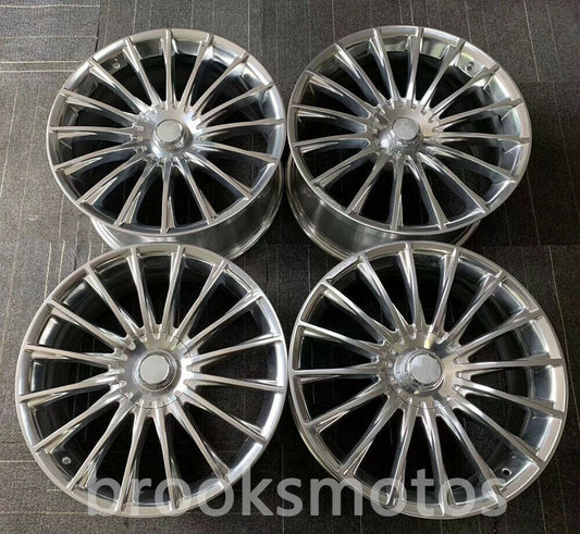 21インチ S450 ポリッシング STYLE ホイールセット メルセデスベンツ W223 S クラス 　-BRN-1107-3