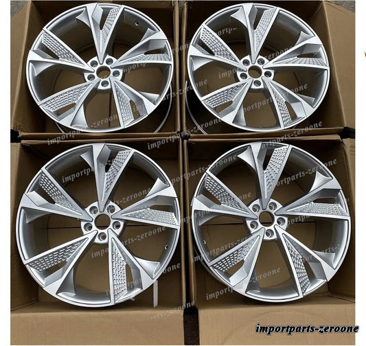 21インチ RS7 シルバー スタイル ホイール  アウディ A5 S5 Q5 SQ5 A7 S7 RS7 A8 21x9 　-BRN-12492