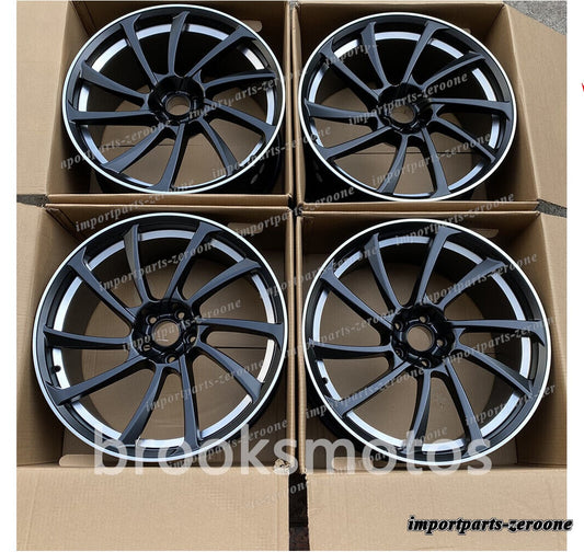 1点限り 20インチ スタイル 10 スポークホイール アウディ a4 a5 a6 a7 20x9.5 オフセット32 4 個セット　-BRN-12066　鍛造　★