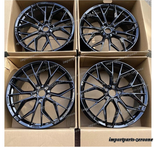 21インチ 新品 ブラック スタッガー 鍛造 ホイール  21x 9　-BRN-12680