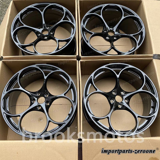 レンジローバーベラー 23インチグロスブラックフォージドホイール 23x10 4 本セット LI-2201
