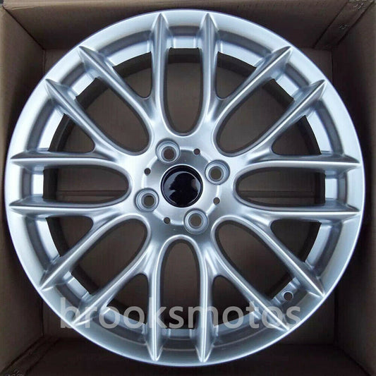 1点限り 17インチ マルチ スポーク ハイパーシルバー ホイールセット ミニ R56 R57 R58 クーパー S 4X100 　-BRN-1032　鍛造　★