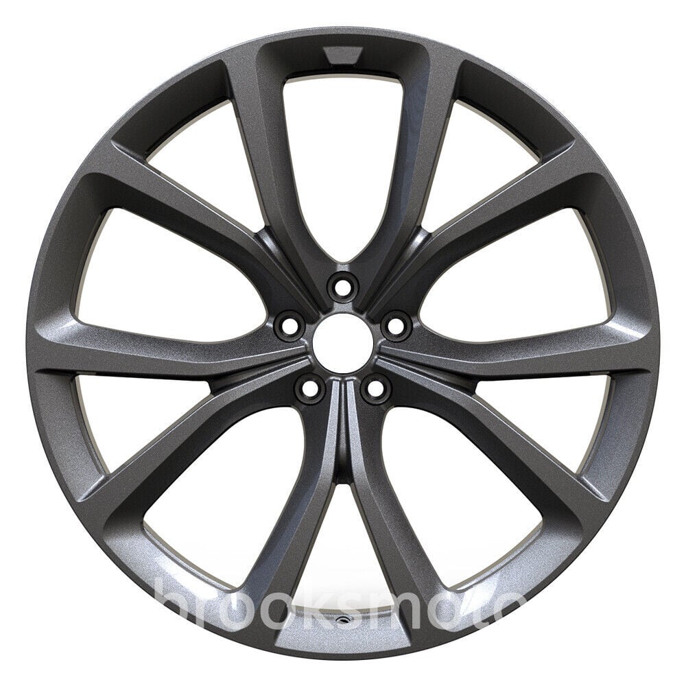 22インチ  5 スポーク グレー ステージ スタイル 鍛造 ホイール ジャガー F ペース SVR  BRN-1625