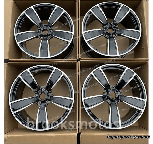 ポルシェ  カイエン 20x10 4 個セット  20インチ　新品 5 スポークスタイルホイール　-BRN-11866