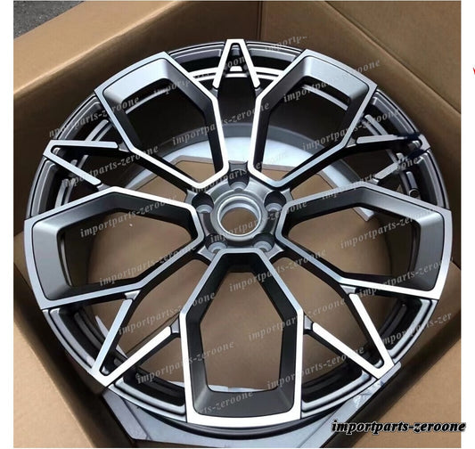 1点限り 2003-2016 ポルシェ カイエン 21x10 オフセット 50 21インチ ニュー グレー スタイル ホイール　-BRN-12147　鍛造　★　鍛造　★