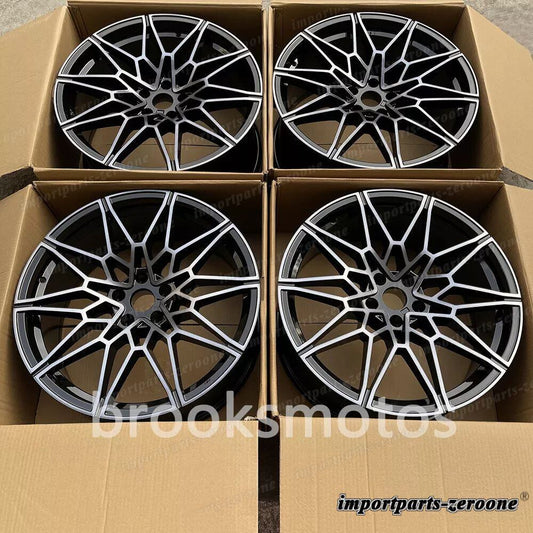 19インチ スクエアセットアップ ホイール フィット 2009-2016 BMW 5 シリーズ 535 550 826 F10 F11 19x9.5 LI-1679