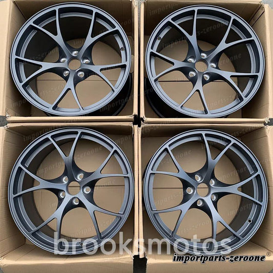 アルファロメオジュリア 19インチ鍛造ホイール 19x9 サテンガンメタル 4 本セット LI-1355