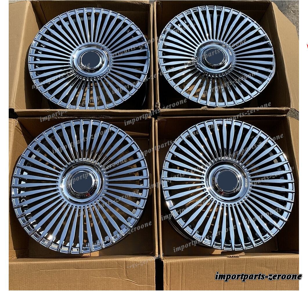 22インチ マルチスポーク クローム ホイール  メルセデスベンツ W222 S クラス 22x9 　-BRN-12324