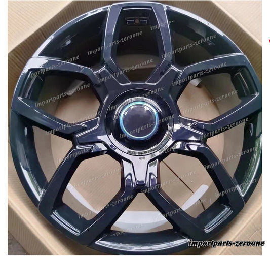 24インチ 新品鍛造ホイール ロールRoyce Cullinan 24x10 グロスブラック　-BRN-12411