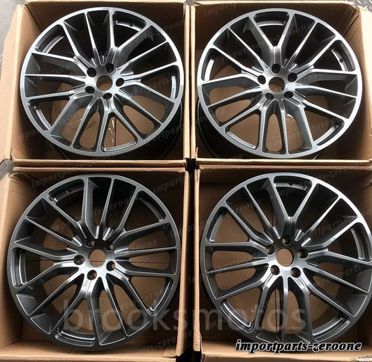 マセラティ ギブリ クアトロポルテ GT 21インチ ハイパーブラックホイール 21x8.5 21x10.5  LI-1040