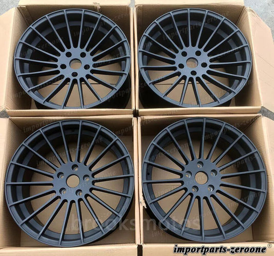 22インチ 新品 HM スタイル ブラック ホイール  2015+ アウディ Q7 sq7 4m 22x10.5 オフセット 25 LI-1948