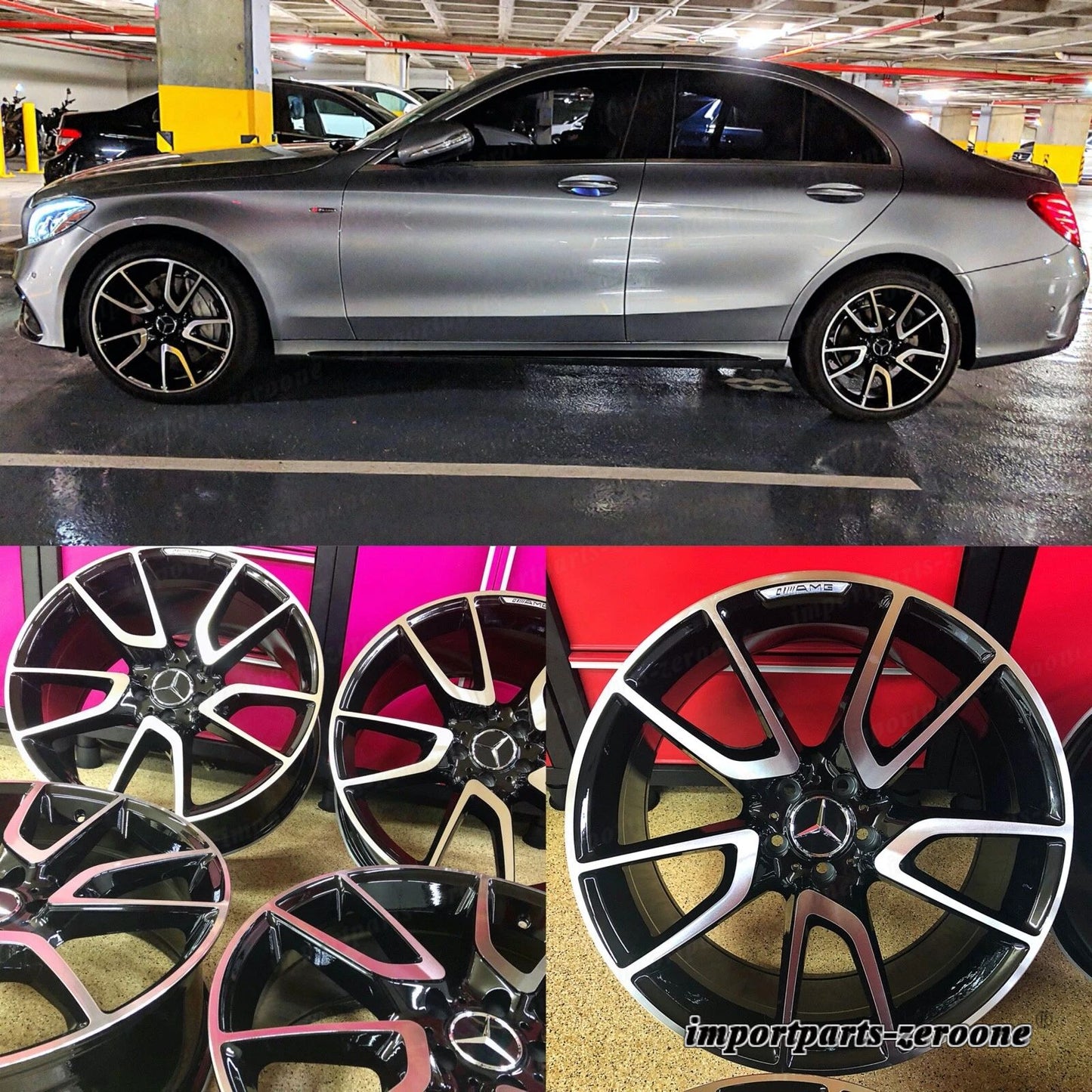メルセデス S63 20 インチリムホイールセット4 新品 20/8.5 20/9.5 S550 S450 S400 AMG に適合 EX-1001