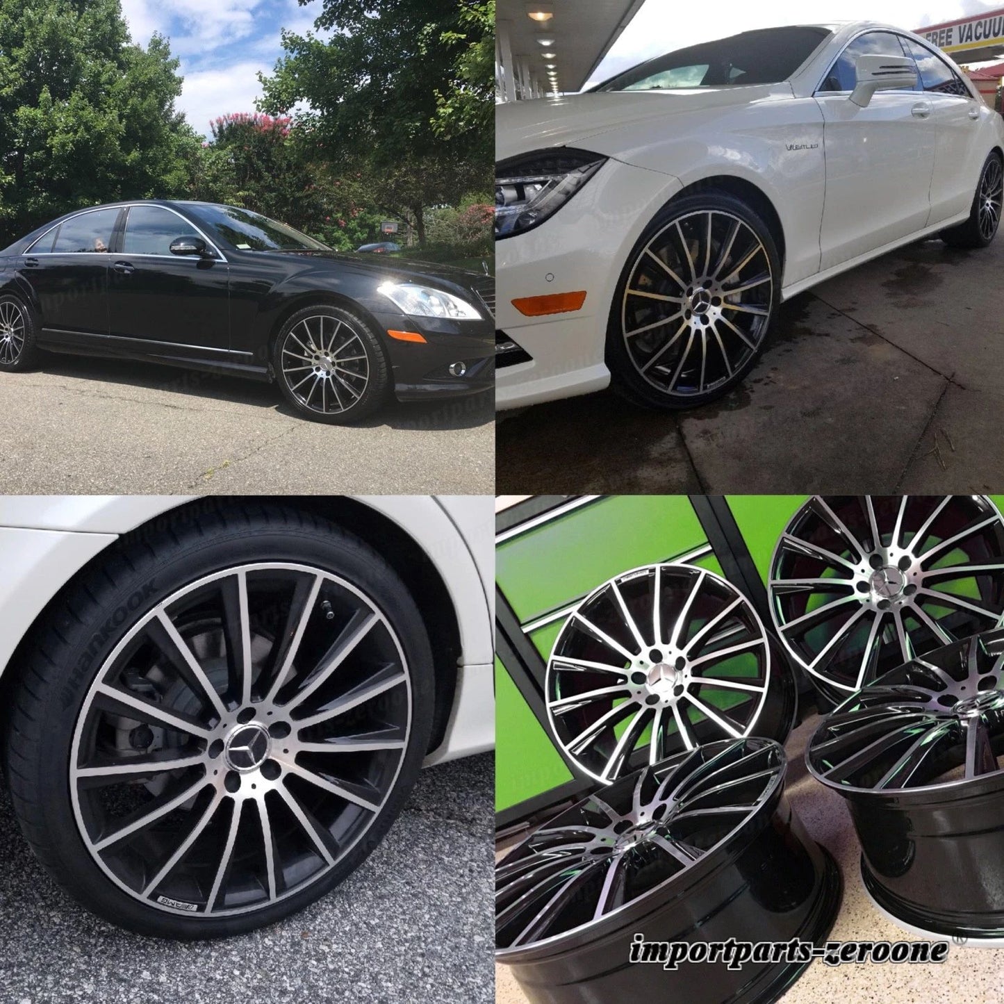 18インチ メルセデス CLS63 リムホイール 新品 SET4 18/9.5 CLS500 CLS550 CLS AMG EX-1005