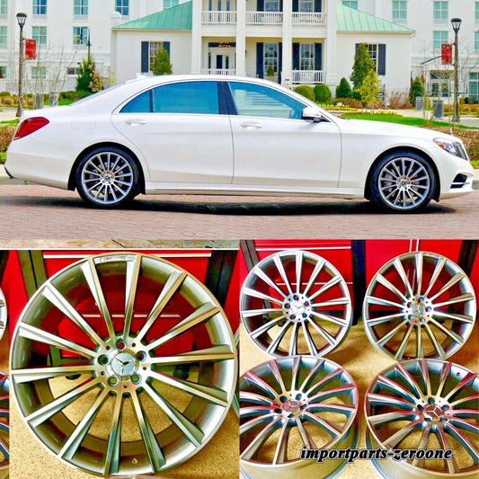 メルセデス 20 インチガンメタルリムホイールセット4 新品 20/8.5 20/9.5 CLS550 CLS400 AMG EX-1009