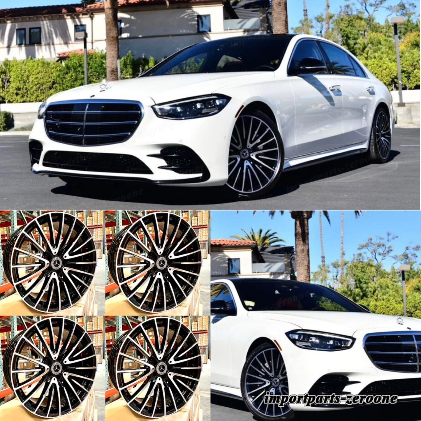 メルセデス 新品 2023 20インチ リムホイールセット4 19/8.5 19/9.5 SL500 SL550 SL400 AMG EX-1011