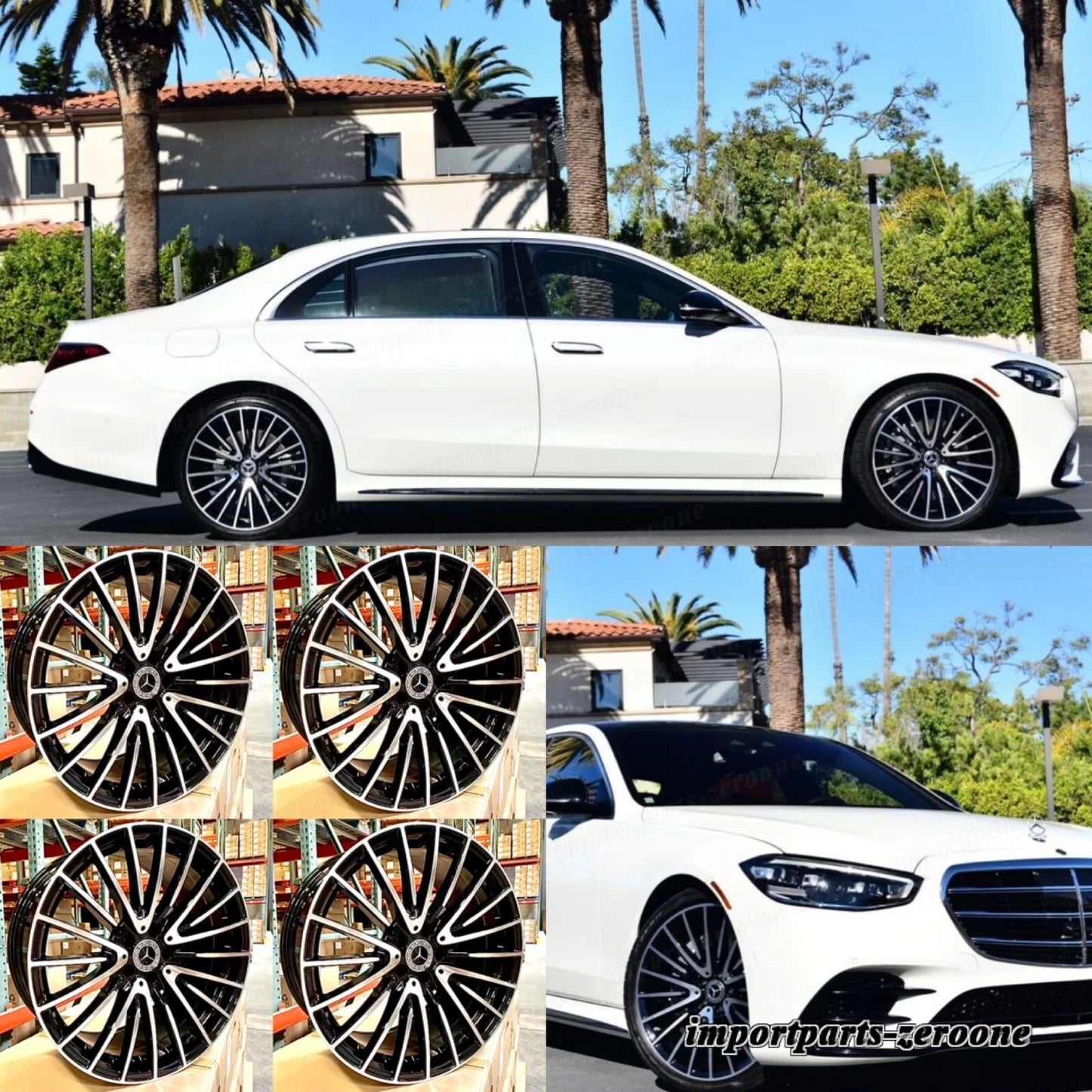 メルセデス 新品 2023 20インチ リムホイールセット4 19/8.5 19/9.5 SL500 SL550 SL400 AMG EX-1011