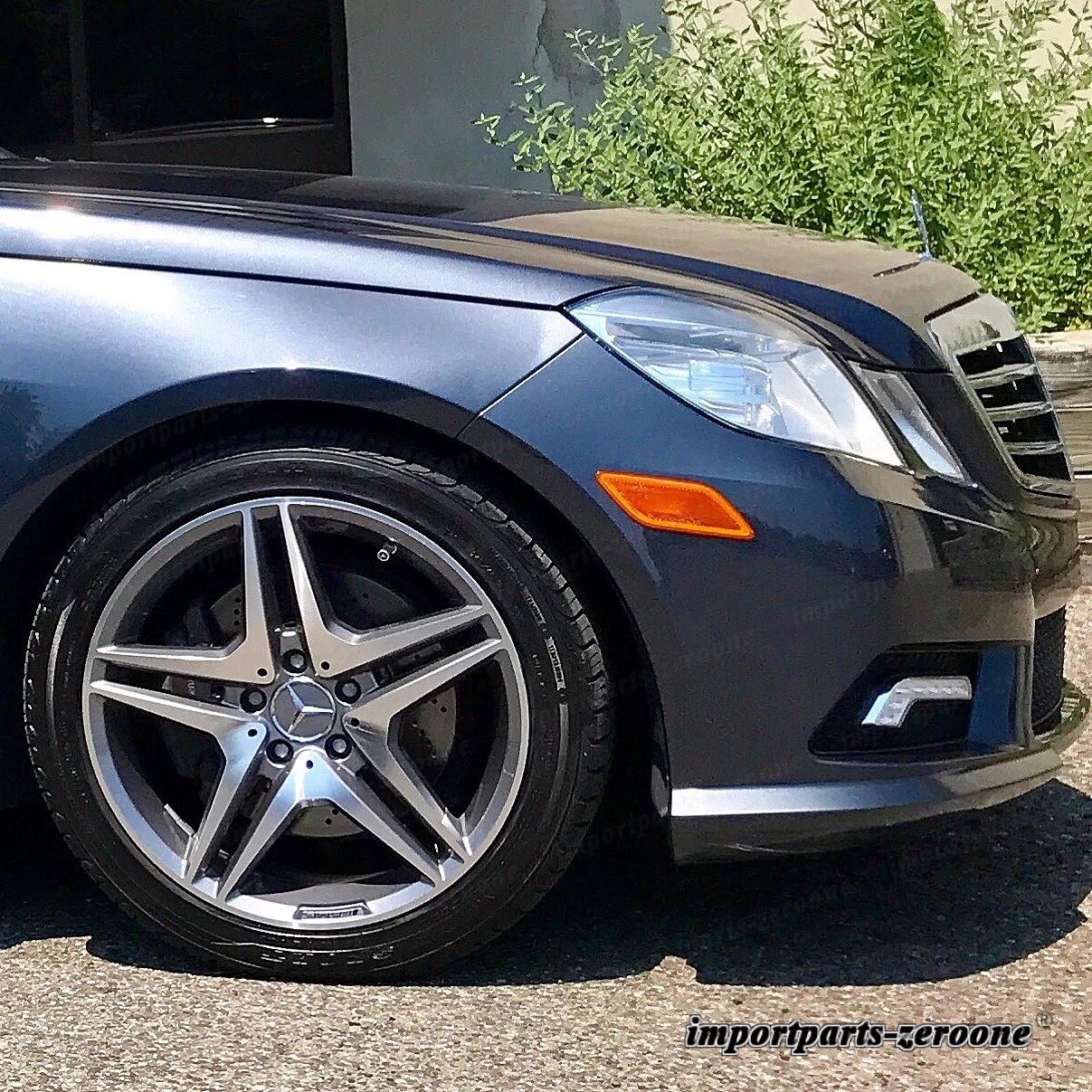 18インチ メルセデス C63 ニューリムホイールセット 4 C300 C250 C350 E350 E550 AMG に適合 EX-1039