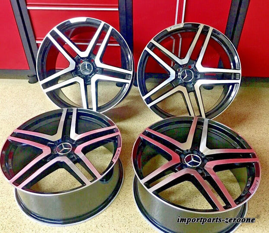 20/8.5 209.5 メルセデス 20インチ SL65 リムホイールセット4 新品 SL550 SL500 SL63 SL AMG EX-1078