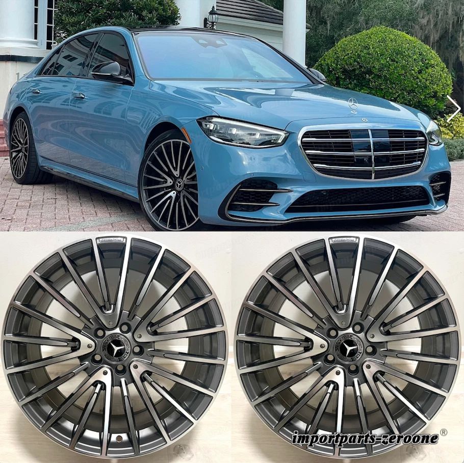 新品メルセデスベンツ 17 インチリムホイールセット 4 E300 E350 E550 E500 E320 E AMG に適合 EX-1083