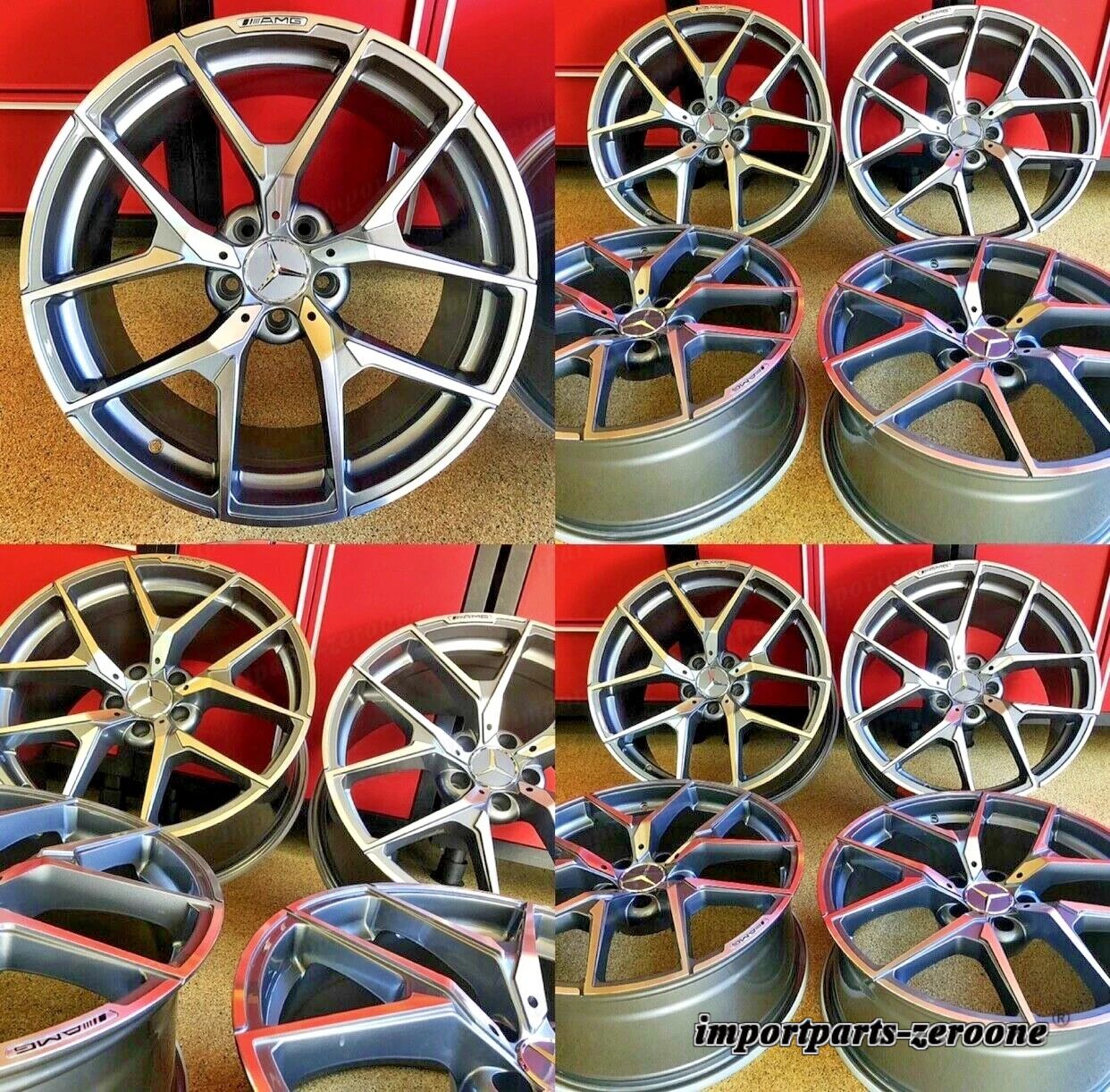 メルセデス 18インチ SL63 リムホイール新品SET4 18/8.5 18/9.5 SL500 SL550 AMG EX-1089