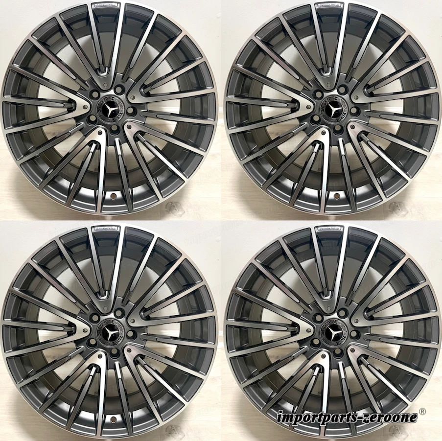 新品 メルセデスベンツ 20 インチリムホイールセット4 20/8.5 20/9.5 E300 E400 E350 E550 AMG EX-1091