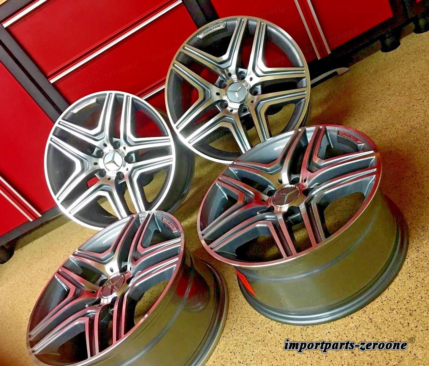 メルセデス 20 インチガンメタル Ml63 ニューリムホイールml550 AMG に適合 EX-1096