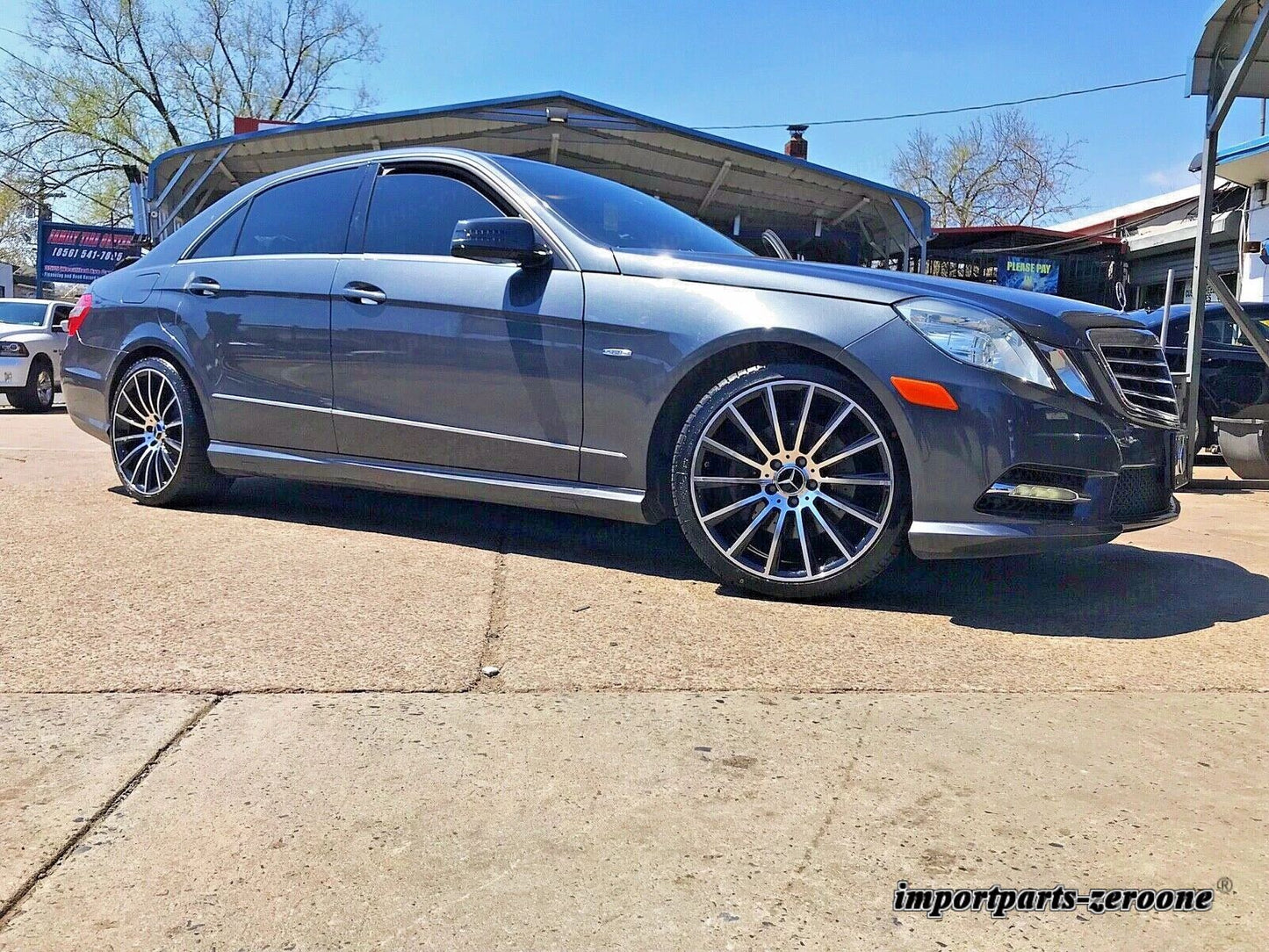 メルセデス 18インチ スタッガー ホイール リム SET4 新品 E400 E300 E350 E550 E500 E AMG EX-1099