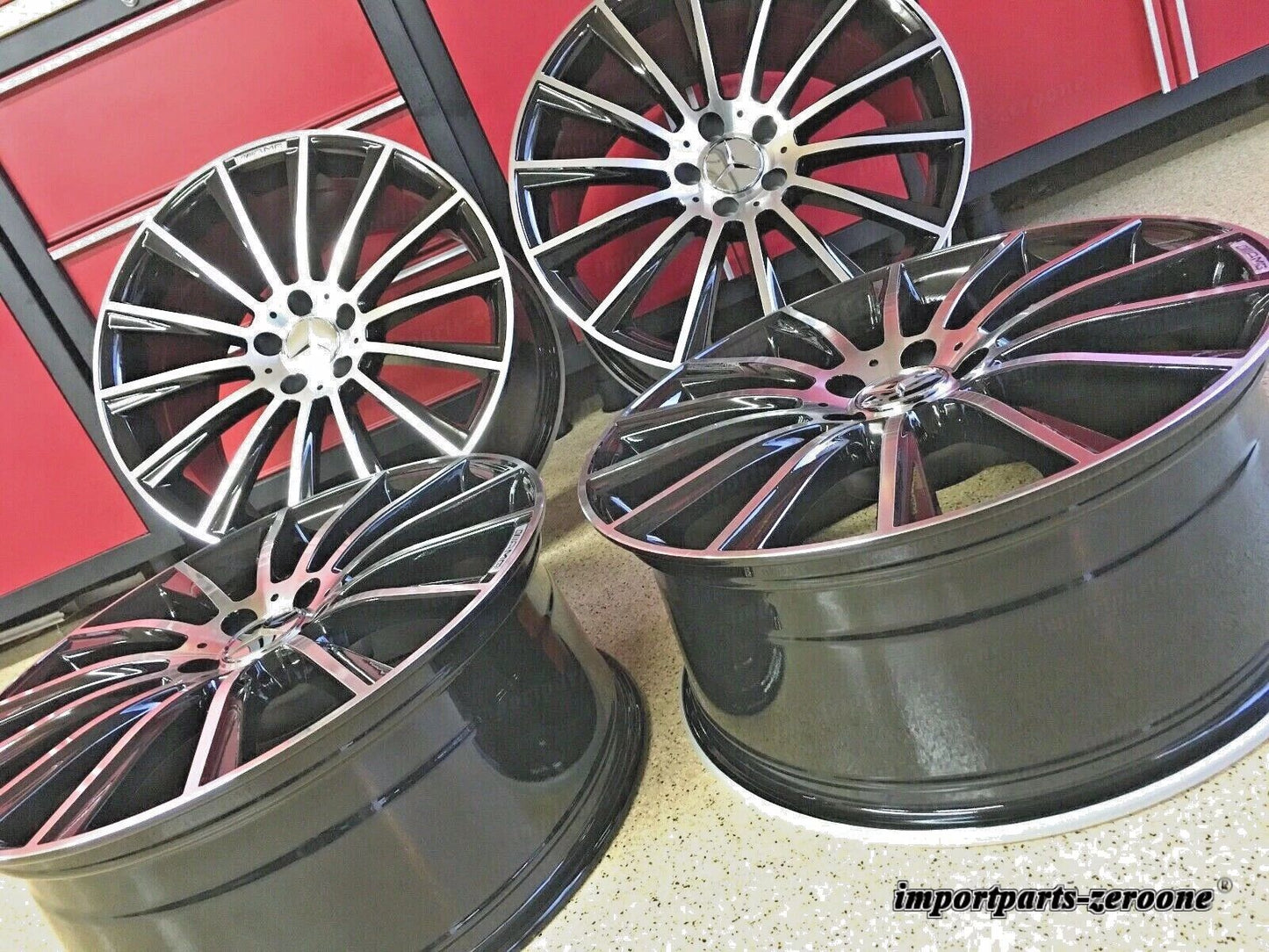 メルセデス 20インチ スタッガー ホイール リム SET4 新品 CLS450 CLS400 CLS550 CLS500 AMG EX-1102