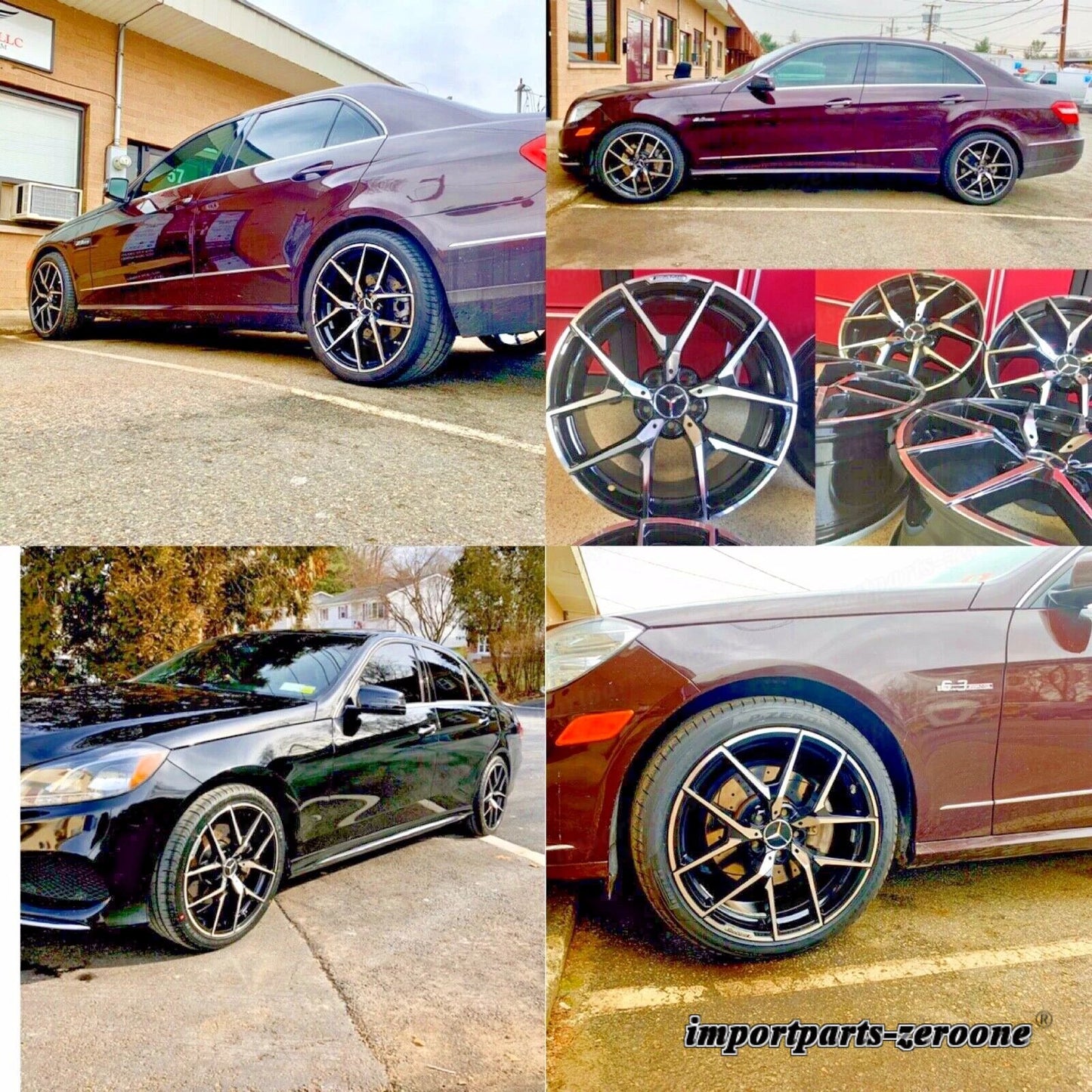 19/8.5 19/9.5 19 インチホイールリムメルセデスC300 C250 C350 C400 C AMG に適合 EX-1110