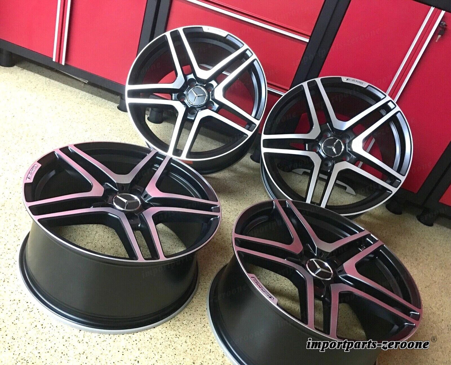 メルセデス 20インチ ML65 リムホイールセット4 新品 20/8.5 ML550 ML350 GL450 GL550 AMG EX-1117