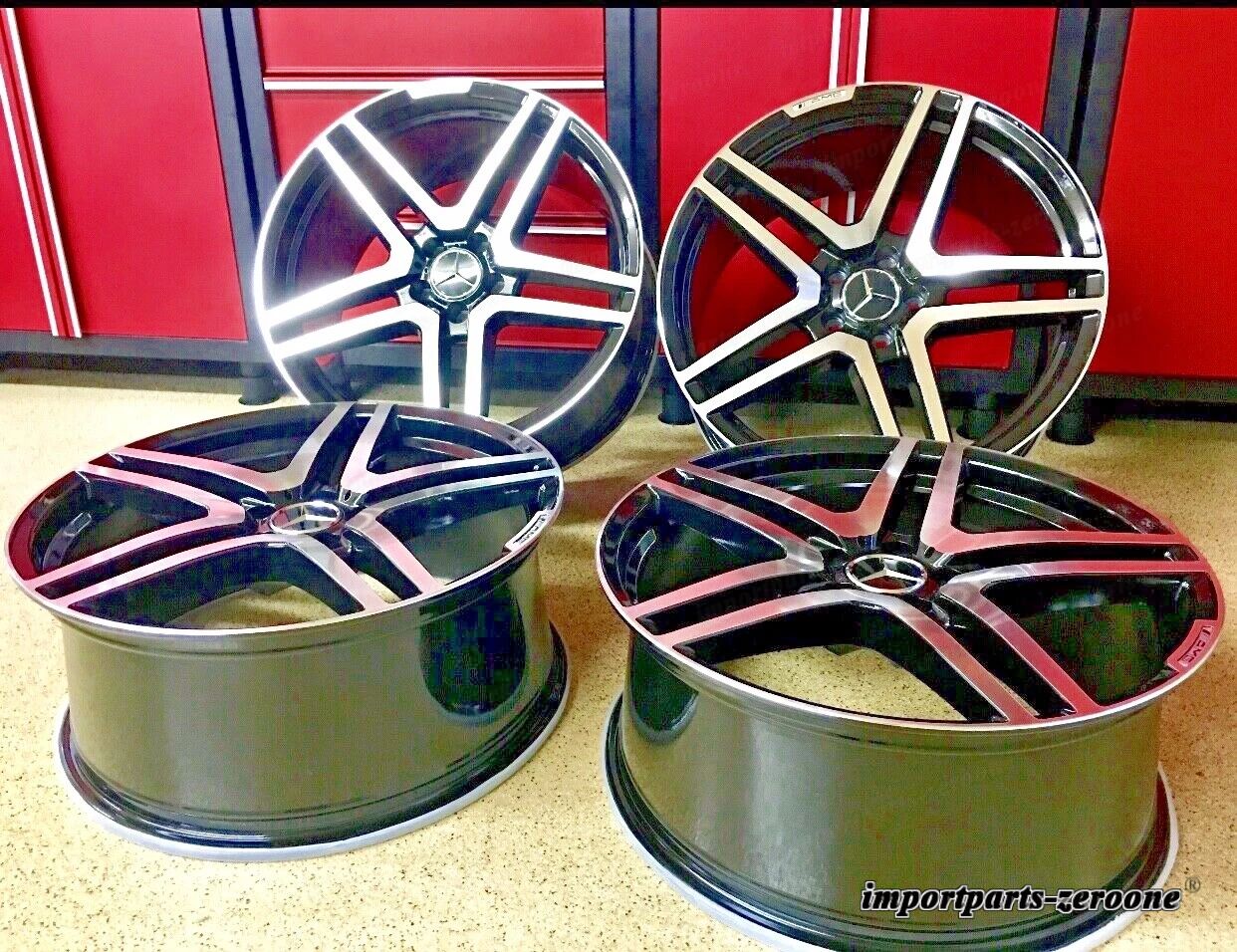 メルセデス 20インチ ML65 リムホイールセット4 新品 20/8.5 ML550 ML350 GL450 GL550 AMG EX-1117