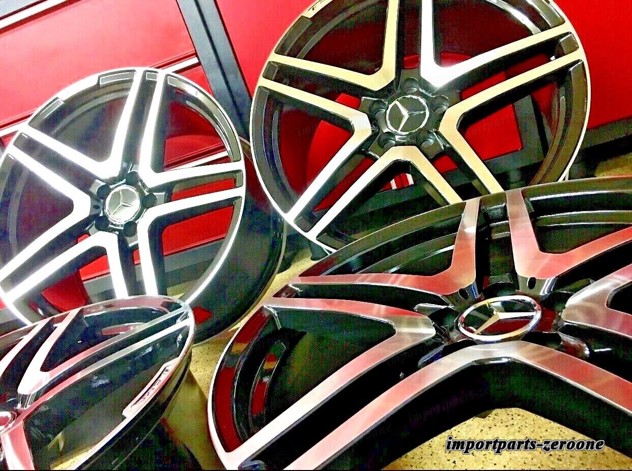 メルセデス 20インチ ML65 リムホイールセット4 新品 20/8.5 ML550 ML350 GL450 GL550 AMG EX-1117