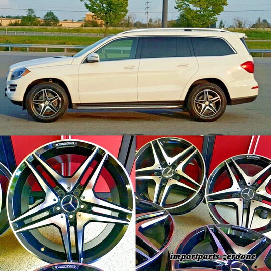 メルセデス 19インチ GL63 リムホイールセット4 新品 19/8.5 GL450 GL ML350 AMG に適合 EX-1118