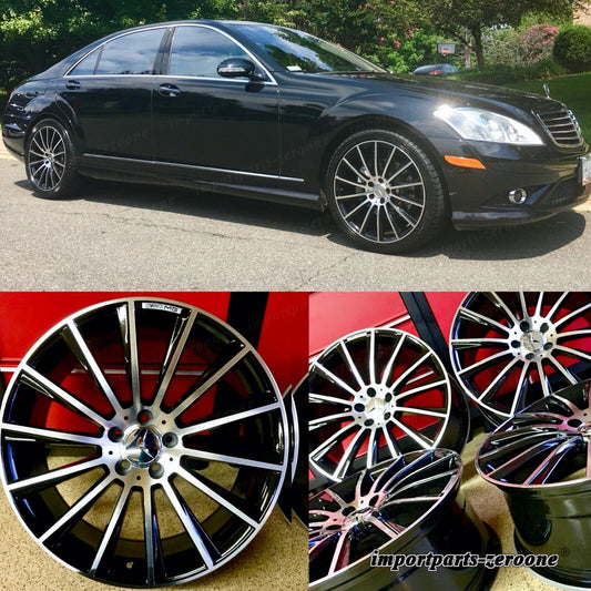 メルセデスベンツ 20 インチニューリムホイール 20/8.5 20/9.5 S400 S450 S550 S AMG に適合 EX-1121
