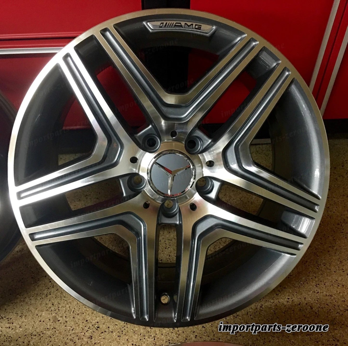 メルセデス 20 ガンメタル EDT GL63 ニューリムセット4 エクスクルーシブ GL450 フィットメント AMG EX-1131